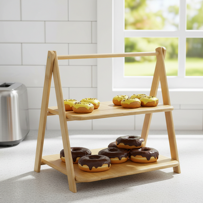 Stand with 2 Presentation Shelves