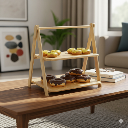 Stand with 2 Presentation Shelves